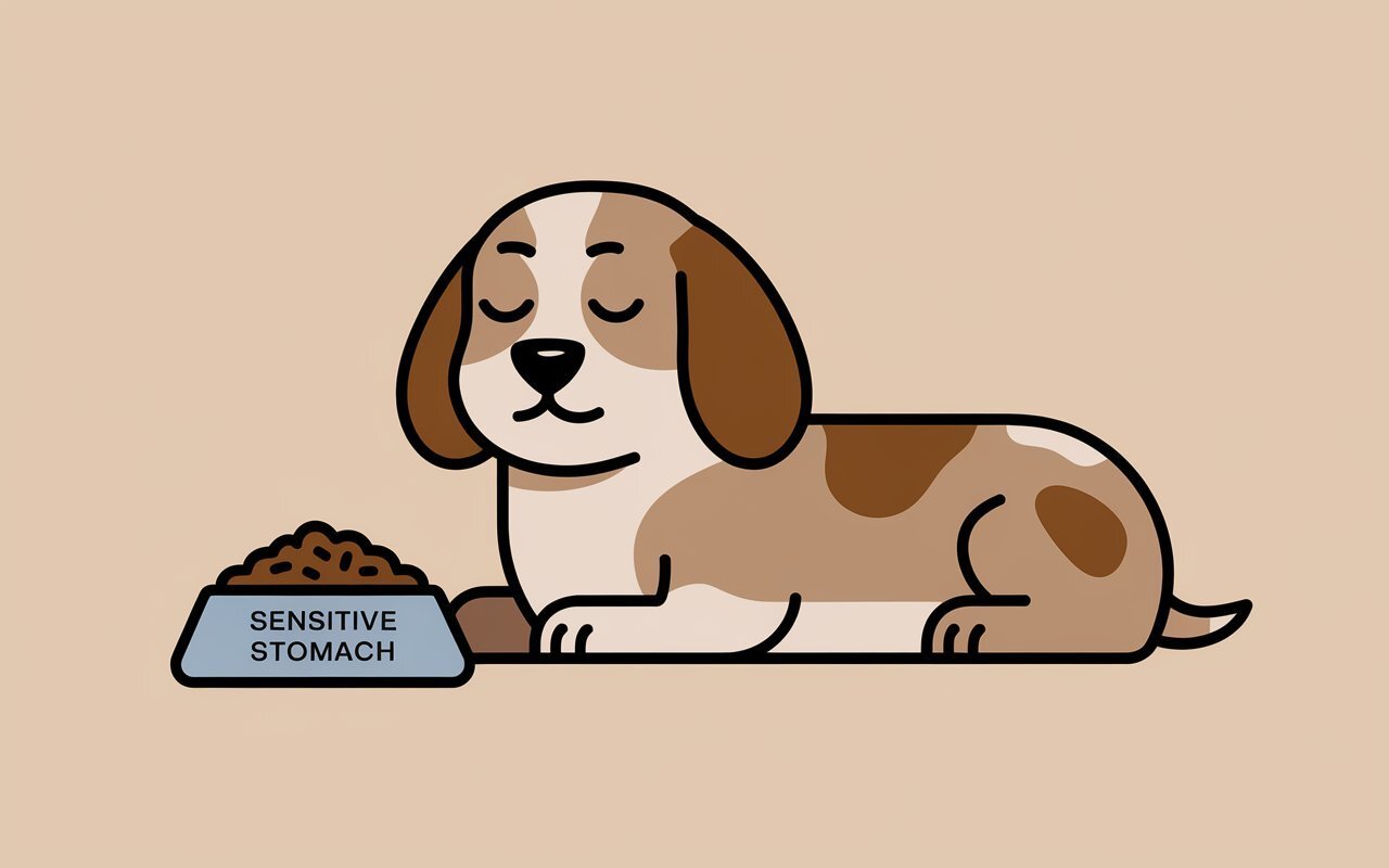Importance of Diet for Dogs with Sensitive Stomachs